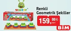 WOODOY RENKLİ GEOMETRİK ŞEKİLLER